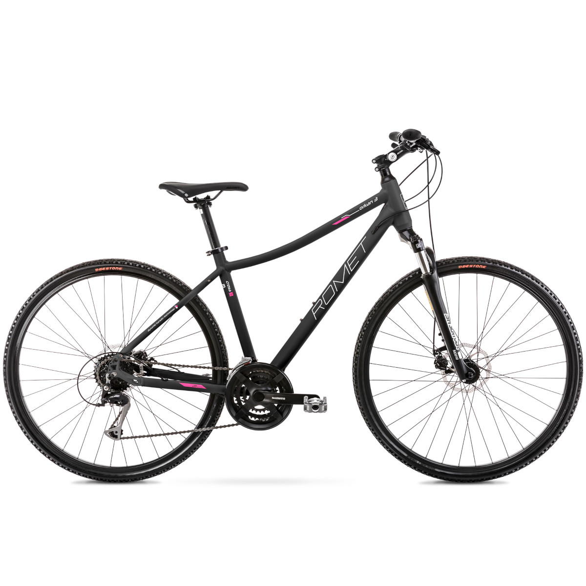 Sieviešu velosipēds ROMET Orkan 3 D, melns
